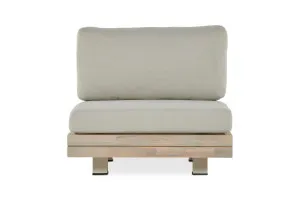 Newport Outdoor Armless Chair Sofa, White, by Lounge Lovers by Lounge Lovers, a Sofas for sale on Style Sourcebook