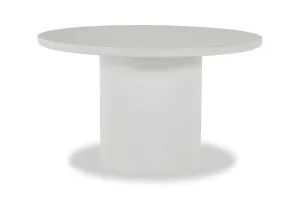 Bondi Outdoor Round Dining Table, White, by Lounge Lovers by Lounge Lovers, a Dining Tables for sale on Style Sourcebook