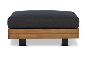 Newport Outdoor Ottoman, Grey, by Lounge Lovers by Lounge Lovers, a Ottomans for sale on Style Sourcebook