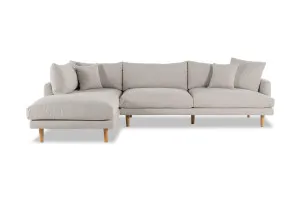 Hampton Left Open Corner Sofa, Havana Light Grey, by Lounge Lovers by Lounge Lovers, a Sofas for sale on Style Sourcebook