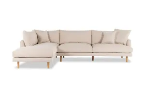 Hampton Left Open Corner Sofa, Havana Natural, by Lounge Lovers by Lounge Lovers, a Sofas for sale on Style Sourcebook