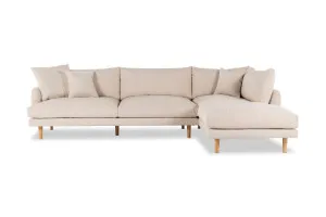 Hampton Right Open Corner Sofa, Havana Natural, by Lounge Lovers by Lounge Lovers, a Sofas for sale on Style Sourcebook