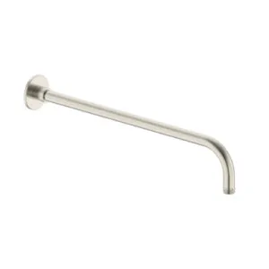 Shower Arm Wall Mount Right Angle Round Rail | Made From Brass In Brushed Nickel By Raymor by Raymor, a Showers for sale on Style Sourcebook