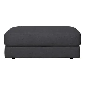 Temple Ottoman in Belfast Charcoal by OzDesignFurniture, a Ottomans for sale on Style Sourcebook