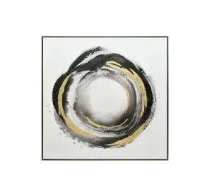 Circular Elegance Wall Art Canvas 100cm x 100cm by Luxe Mirrors, a Artwork & Wall Decor for sale on Style Sourcebook