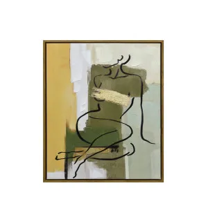 Woman Figure Wall Art Canvas 60cm x 50cm by Luxe Mirrors, a Artwork & Wall Decor for sale on Style Sourcebook