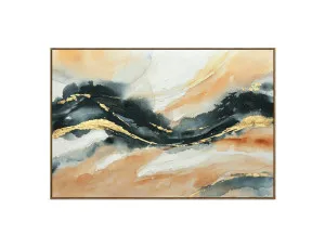 Hand Painted Riptide Reverie Wall Art Canvas 80cm x 120cm by Luxe Mirrors, a Artwork & Wall Decor for sale on Style Sourcebook