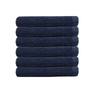 Bambury Chateau Navy Face Washer 6 Pack by null, a Towels & Washcloths for sale on Style Sourcebook