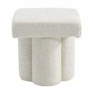 Ace Fabric Footstool, Beige by Cozy Lighting & Living, a Stools for sale on Style Sourcebook