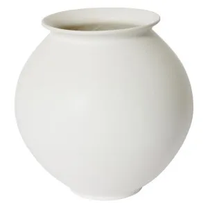 Nakano Ceramic Vase, Matt White by Elme Living, a Vases & Jars for sale on Style Sourcebook