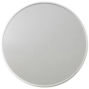 Janelle Metal Frame Round Wall Mirror, 90cm, Silver by Elme Living, a Mirrors for sale on Style Sourcebook
