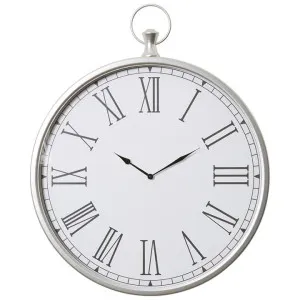 Bentley Metal Frame Round Wall Clock, 85cm by Elme Living, a Clocks for sale on Style Sourcebook
