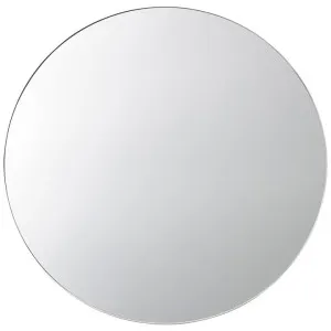 Coco Iron Frame Round Wall Mirror, 80cm, White by Elme Living, a Mirrors for sale on Style Sourcebook