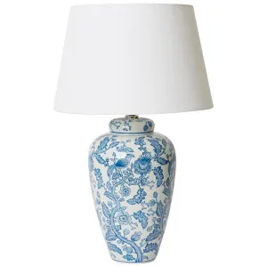 Tam Porcelain Base Table Lamp by Elme Living, a Table & Bedside Lamps for sale on Style Sourcebook