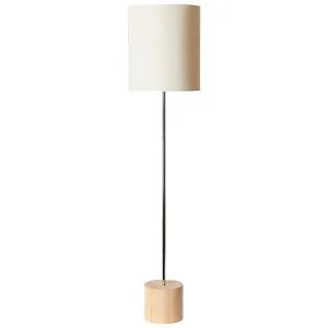 Brianna Wooden Base Floor Lamp by Elme Living, a Floor Lamps for sale on Style Sourcebook