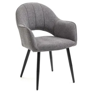 Hayden Fabric Carver Dining Chair, Grey by HOMESTAR, a Dining Chairs for sale on Style Sourcebook