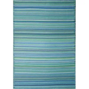 Cancun Reversible Outdoor Square Rug, 270x270cm, Aqua by Fobbio Home, a Outdoor Rugs for sale on Style Sourcebook