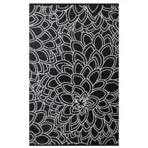 Eden Reversible Outdoor Rug, 179x120cm, Black by Fobbio Home, a Outdoor Rugs for sale on Style Sourcebook