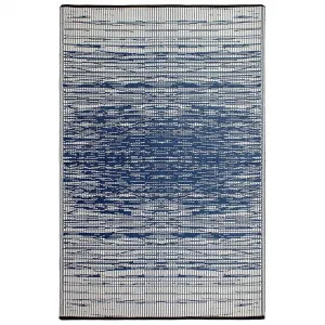 Brooklyn Reversible Outdoor Rug, 179x120cm, Navy by Fobbio Home, a Outdoor Rugs for sale on Style Sourcebook