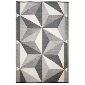 Geostar Glacier Reversible Outdoor Rug, 179x120cm by Fobbio Home, a Outdoor Rugs for sale on Style Sourcebook