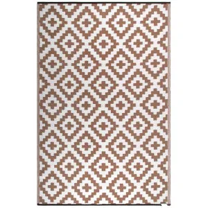 Aztec Reversible Outdoor Rug, 270x180cm, Beige by Fobbio Home, a Outdoor Rugs for sale on Style Sourcebook