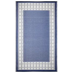 Europa Reversible Outdoor Rug, 179x120cm, Blue by Fobbio Home, a Outdoor Rugs for sale on Style Sourcebook