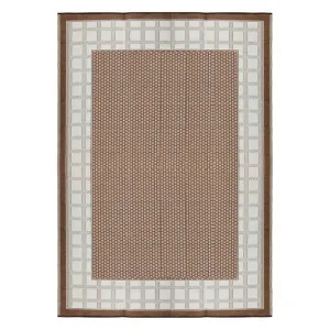 Europa Reversible Outdoor Square Rug, 270x270cm, Brown by Fobbio Home, a Outdoor Rugs for sale on Style Sourcebook