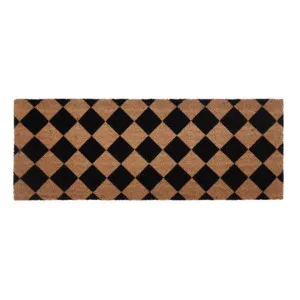 Yoko Diamond Coir Doormat, 120x45cm by Fobbio Home, a Doormats for sale on Style Sourcebook