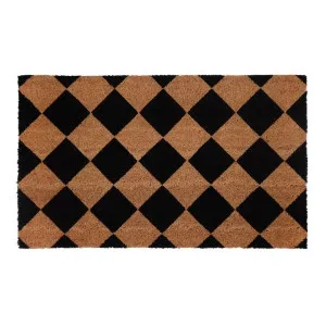 Yoko Diamond Coir Doormat, 75x45cm by Fobbio Home, a Doormats for sale on Style Sourcebook