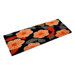 Lulu Floral Coir Doormat, 120x45cm by Fobbio Home, a Doormats for sale on Style Sourcebook