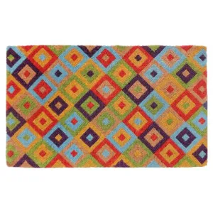 Saman Diamond Coir Doormat, 75x45cm by Fobbio Home, a Doormats for sale on Style Sourcebook