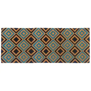 Alfie Diamond Coir Doormat, 120x45cm by Fobbio Home, a Doormats for sale on Style Sourcebook