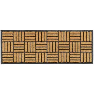Parquet Tiles Coir & Rubber Doormat, 120x45cm by Fobbio Home, a Doormats for sale on Style Sourcebook