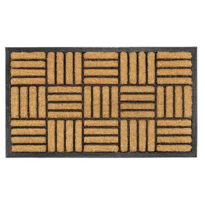 Parquet Tiles Coir & Rubber Doormat, 90x60cm by Fobbio Home, a Doormats for sale on Style Sourcebook