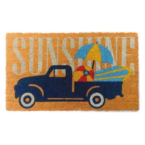 Sunshine Coir Doormat, 75x45cm by Fobbio Home, a Doormats for sale on Style Sourcebook