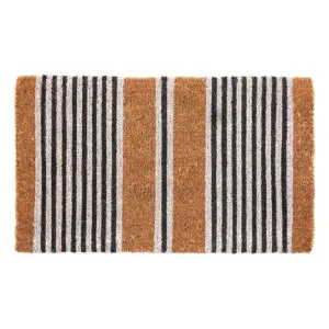 Nui Striped Coastal Coir Doormat, 75x45cm by Fobbio Home, a Doormats for sale on Style Sourcebook