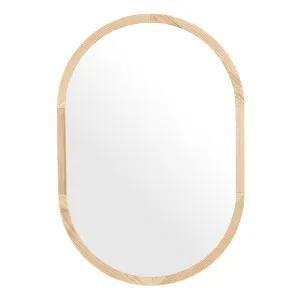 Studio Small Oval Mirror, Wood by Granite Lane, a Mirrors for sale on Style Sourcebook