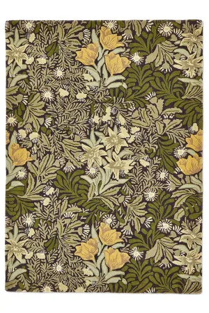 Morris & Co Bower Twining Vine Green 128207 by Morris & Co, a Contemporary Rugs for sale on Style Sourcebook