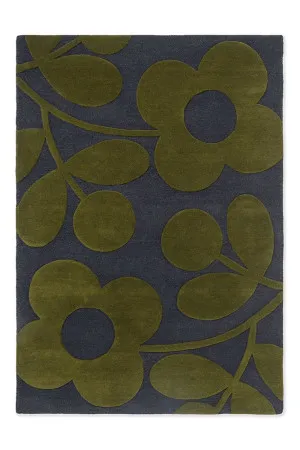 Orla Kiely Sprig Stem Marine 063908 by Orla Kiely, a Contemporary Rugs for sale on Style Sourcebook