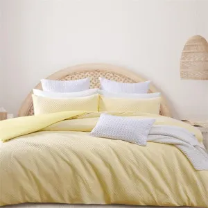 Bas Phillips Airlie Beach Mellow Yellow Quilt Cover Set by null, a Quilt Covers for sale on Style Sourcebook