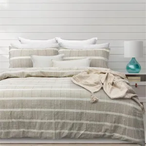 Bas Phillips Mosman Textured Cotton Natural Quilt Cover Set by null, a Quilt Covers for sale on Style Sourcebook
