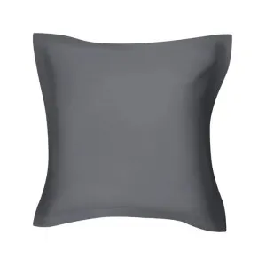 Odyssey Living Breathe Cotton Charcoal European Pillowcase by null, a Cushions, Decorative Pillows for sale on Style Sourcebook