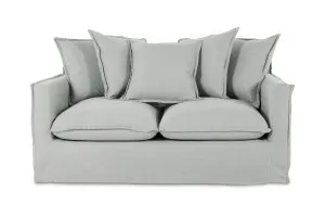 Venice 2 Seat Sofa, Corinthian Cloud Grey, by Lounge Lovers by Lounge Lovers, a Sofas for sale on Style Sourcebook