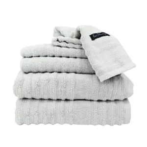 Bas Phillips Elouera 6 Piece Silver Towel Pack by null, a Towels & Washcloths for sale on Style Sourcebook