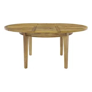 Mango Creek Round Extension Dining Table 120-170cm in Clear by OzDesignFurniture, a Dining Tables for sale on Style Sourcebook