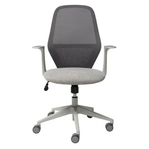 Mondo Soho Mesh Back Fabric Office Chair, Grey by Mondo, a Chairs for sale on Style Sourcebook