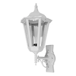 Chester Italian Made IP43 Exterior Up Wall Lantern, Style C, White by Domus Lighting, a Outdoor Lighting for sale on Style Sourcebook