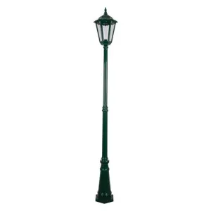 Chester Italian Made IP43 Exterior Post Lantern, 1 Light, 240cm, Green by Domus Lighting, a Lanterns for sale on Style Sourcebook