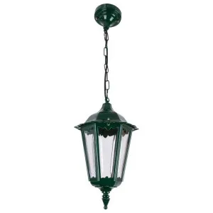 Chester Italian Made IP43 Indoor / Outdoor Pendant Light, Small, Green by Domus Lighting, a Pendant Lighting for sale on Style Sourcebook