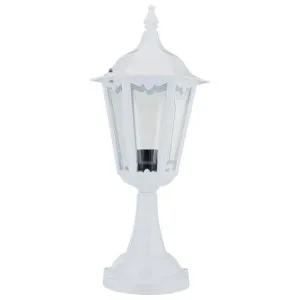 Chester Italian Made IP43 Exterior Pillar Lantern, Small, White by Domus Lighting, a Lanterns for sale on Style Sourcebook